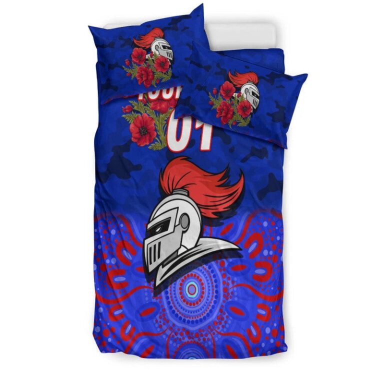 National Rugby League store - Loyal fans of Newcastle Knights's Bedding Duvet Cover + 1/2 Pillow Cases:vintage National Rugby League suit,uniform,apparel,shirts,merch,hoodie,jackets,shorts,sweatshirt,outfits,clothes