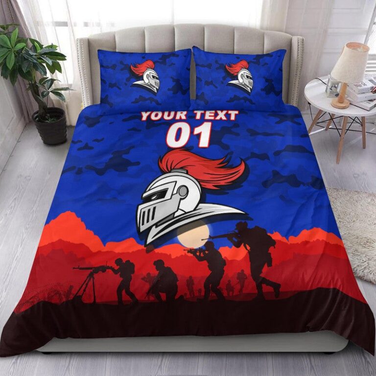 National Rugby League store - Loyal fans of Newcastle Knights's Bedding Duvet Cover + 1/2 Pillow Cases:vintage National Rugby League suit,uniform,apparel,shirts,merch,hoodie,jackets,shorts,sweatshirt,outfits,clothes