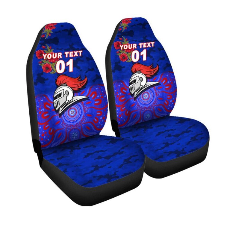 National Rugby League store - Loyal fans of Newcastle Knights's Set 2 Car Seat Cover:vintage National Rugby League suit,uniform,apparel,shirts,merch,hoodie,jackets,shorts,sweatshirt,outfits,clothes