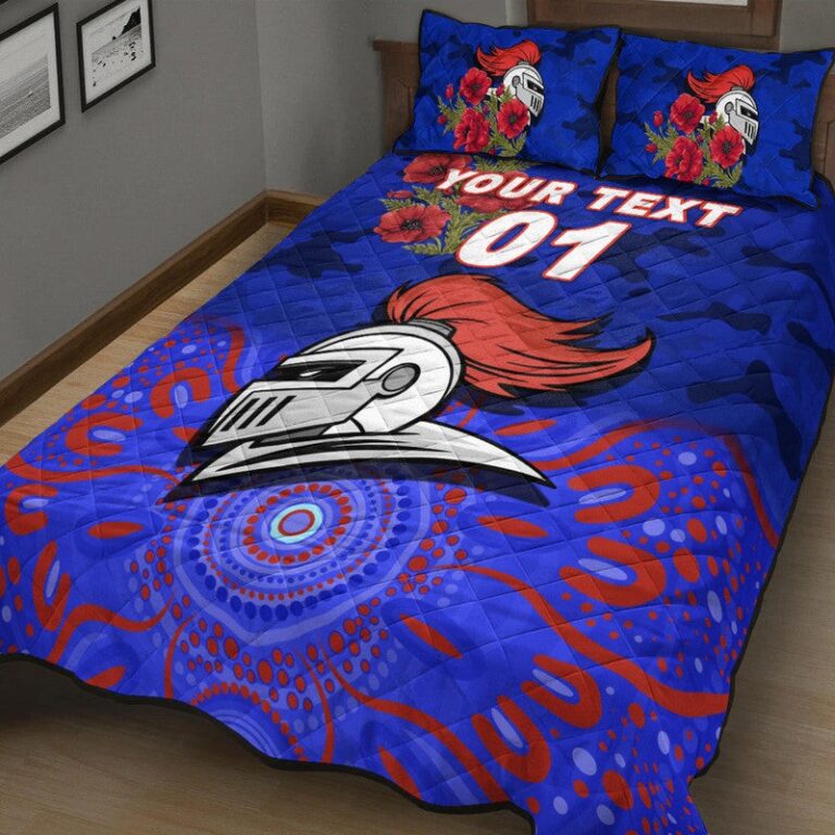 National Rugby League store - Loyal fans of Newcastle Knights's Quilt + 1/2 Pillow Cases:vintage National Rugby League suit,uniform,apparel,shirts,merch,hoodie,jackets,shorts,sweatshirt,outfits,clothes