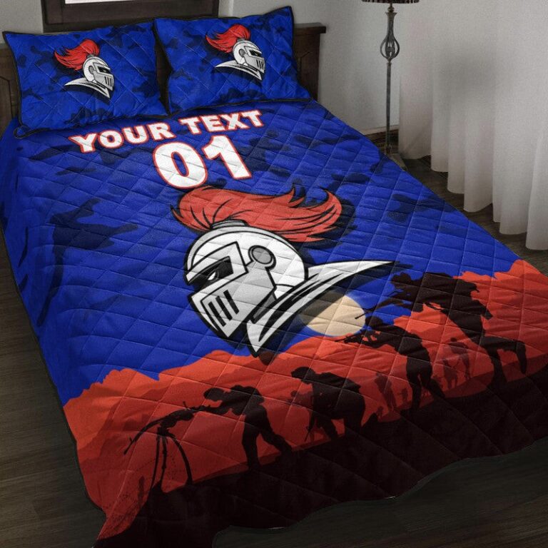 National Rugby League store - Loyal fans of Newcastle Knights's Quilt + 1/2 Pillow Cases:vintage National Rugby League suit,uniform,apparel,shirts,merch,hoodie,jackets,shorts,sweatshirt,outfits,clothes