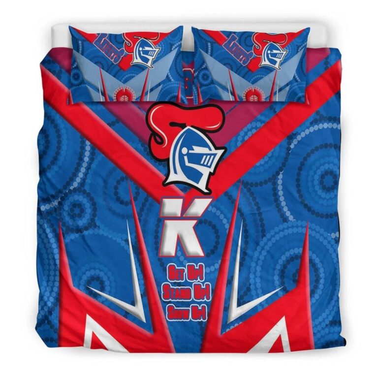 National Rugby League store - Loyal fans of Newcastle Knights's Bedding Duvet Cover + 1/2 Pillow Cases:vintage National Rugby League suit,uniform,apparel,shirts,merch,hoodie,jackets,shorts,sweatshirt,outfits,clothes