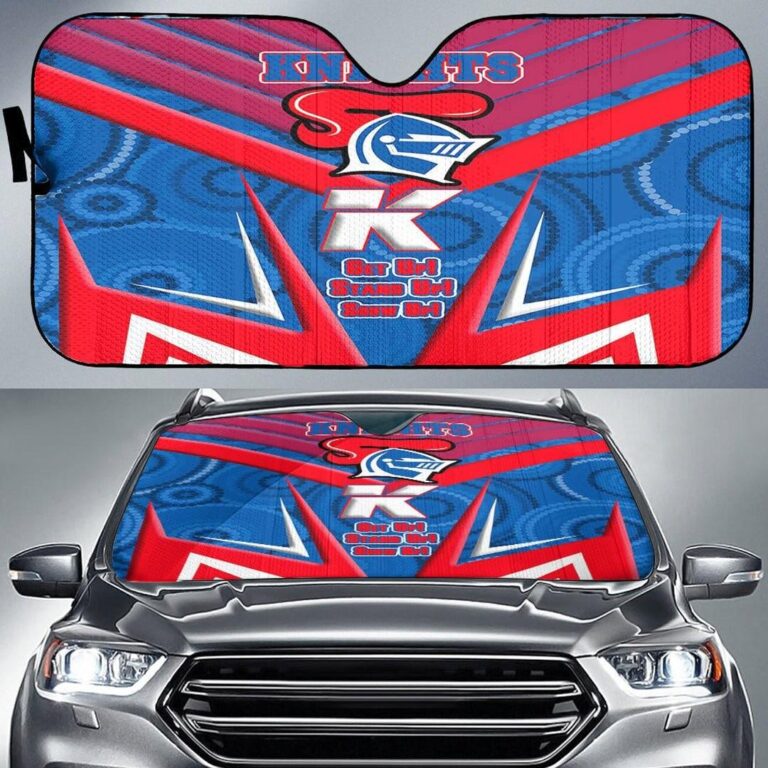 National Rugby League store - Loyal fans of Newcastle Knights's Auto Sun Shades:vintage National Rugby League suit,uniform,apparel,shirts,merch,hoodie,jackets,shorts,sweatshirt,outfits,clothes