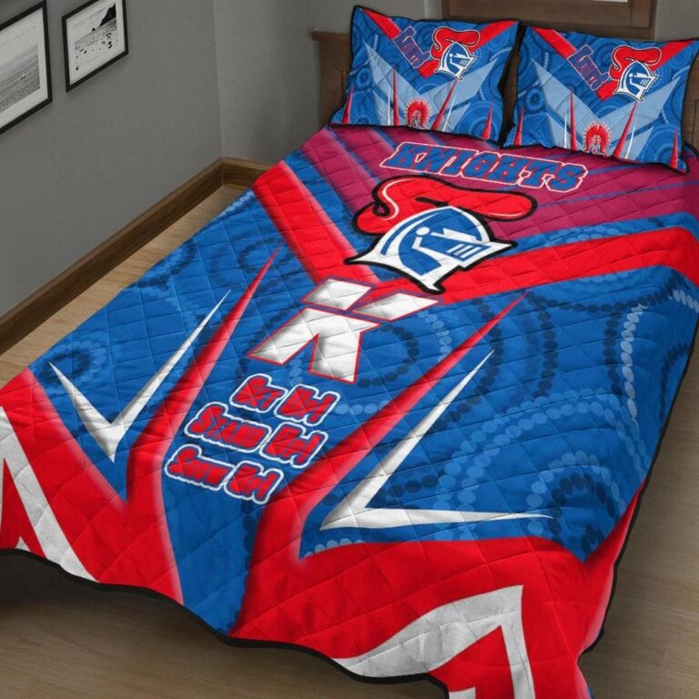 National Rugby League store - Loyal fans of Newcastle Knights's Quilt + 1/2 Pillow Cases:vintage National Rugby League suit,uniform,apparel,shirts,merch,hoodie,jackets,shorts,sweatshirt,outfits,clothes