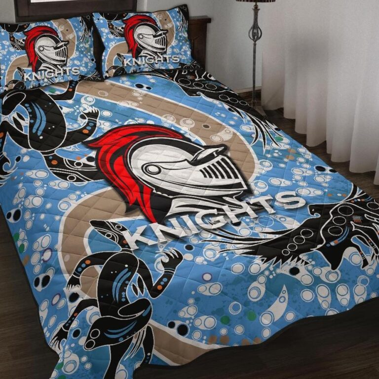 National Rugby League store - Loyal fans of Newcastle Knights's Quilt + 1/2 Pillow Cases:vintage National Rugby League suit,uniform,apparel,shirts,merch,hoodie,jackets,shorts,sweatshirt,outfits,clothes
