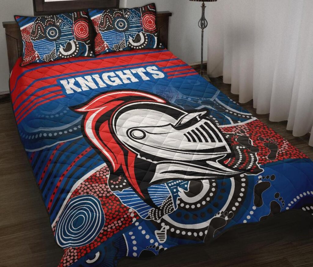National Rugby League store - Loyal fans of Newcastle Knights's Quilt + 1/2 Pillow Cases:vintage National Rugby League suit,uniform,apparel,shirts,merch,hoodie,jackets,shorts,sweatshirt,outfits,clothes