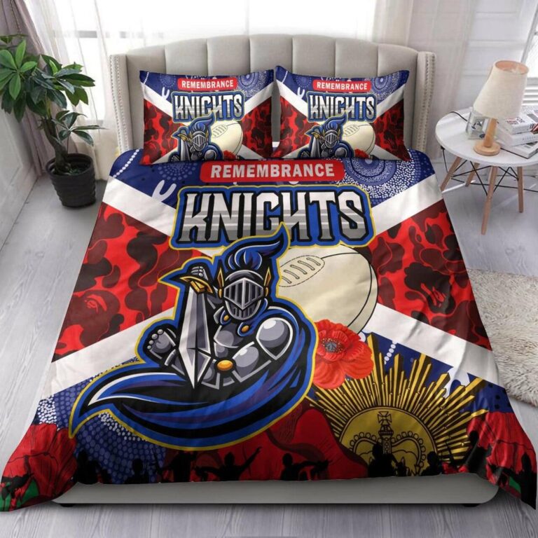 National Rugby League store - Loyal fans of Newcastle Knights's Bedding Duvet Cover + 1/2 Pillow Cases:vintage National Rugby League suit,uniform,apparel,shirts,merch,hoodie,jackets,shorts,sweatshirt,outfits,clothes