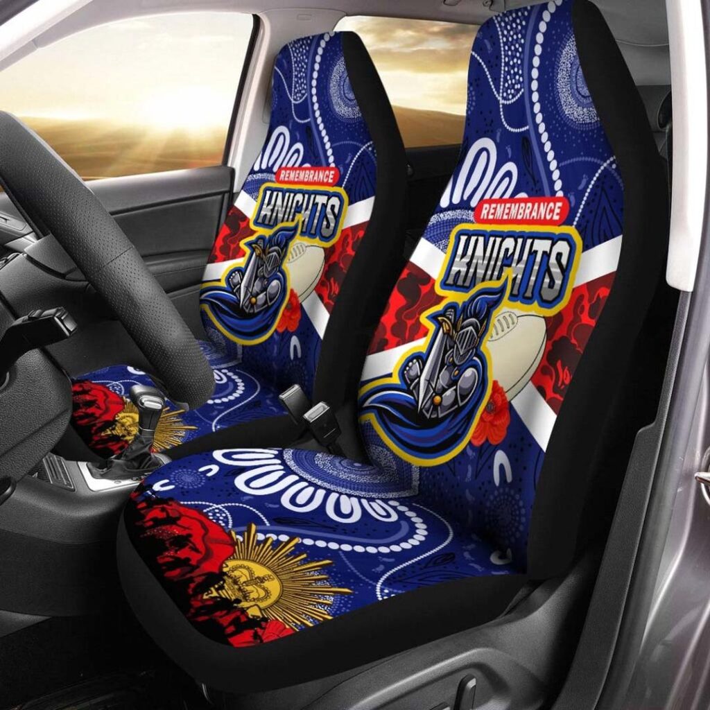 National Rugby League store - Loyal fans of Newcastle Knights's Set 2 Car Seat Cover:vintage National Rugby League suit,uniform,apparel,shirts,merch,hoodie,jackets,shorts,sweatshirt,outfits,clothes
