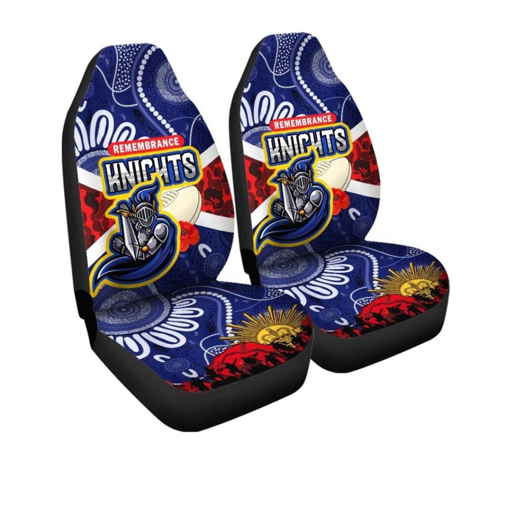 National Rugby League store - Loyal fans of Newcastle Knights's Set 2 Car Seat Cover:vintage National Rugby League suit,uniform,apparel,shirts,merch,hoodie,jackets,shorts,sweatshirt,outfits,clothes
