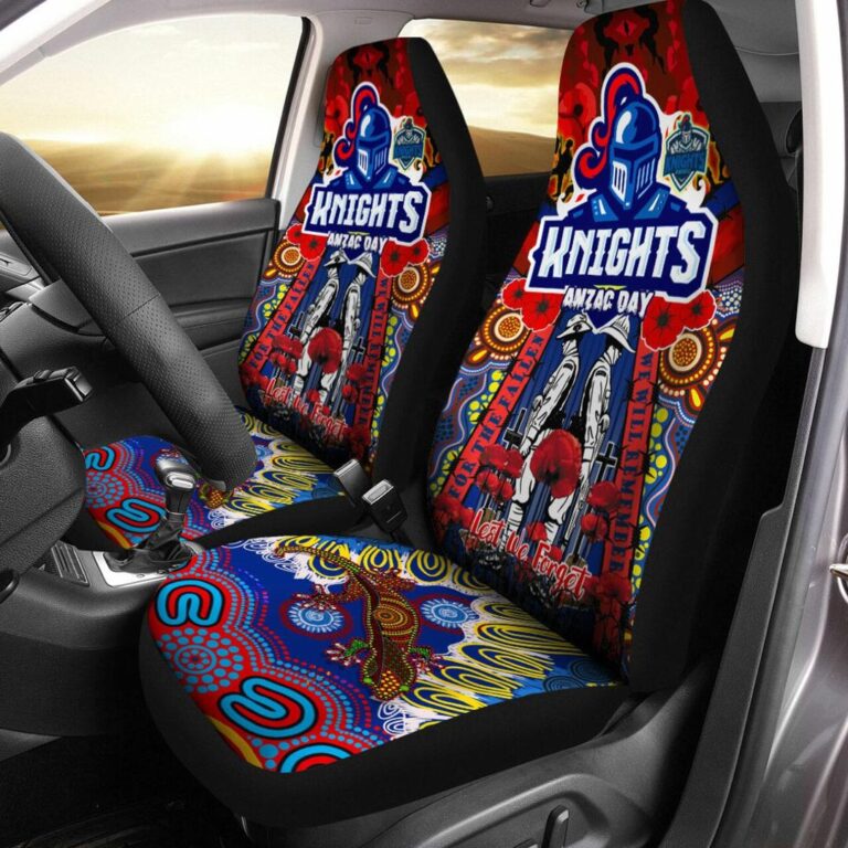 National Rugby League store - Loyal fans of Newcastle Knights's Set 2 Car Seat Cover:vintage National Rugby League suit,uniform,apparel,shirts,merch,hoodie,jackets,shorts,sweatshirt,outfits,clothes