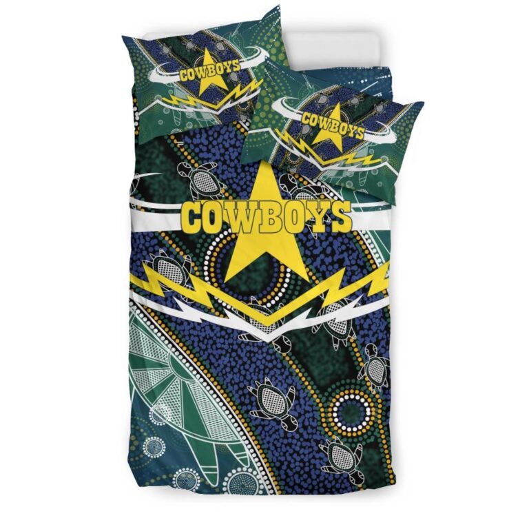 National Rugby League store - Loyal fans of North Queensland Cowboys's Bedding Duvet Cover + 1/2 Pillow Cases:vintage National Rugby League suit,uniform,apparel,shirts,merch,hoodie,jackets,shorts,sweatshirt,outfits,clothes