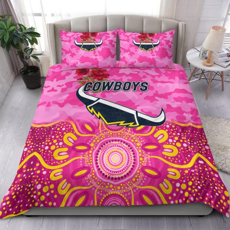 National Rugby League store - Loyal fans of North Queensland Cowboys's Bedding Duvet Cover + 1/2 Pillow Cases:vintage National Rugby League suit,uniform,apparel,shirts,merch,hoodie,jackets,shorts,sweatshirt,outfits,clothes