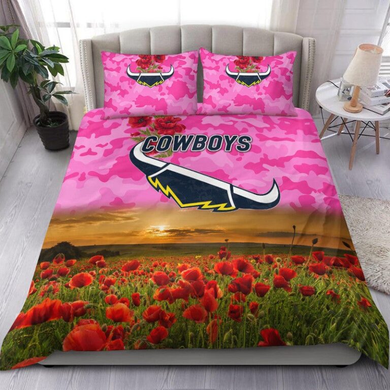 National Rugby League store - Loyal fans of North Queensland Cowboys's Bedding Duvet Cover + 1/2 Pillow Cases:vintage National Rugby League suit,uniform,apparel,shirts,merch,hoodie,jackets,shorts,sweatshirt,outfits,clothes