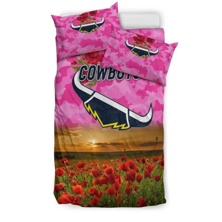 National Rugby League store - Loyal fans of North Queensland Cowboys's Bedding Duvet Cover + 1/2 Pillow Cases:vintage National Rugby League suit,uniform,apparel,shirts,merch,hoodie,jackets,shorts,sweatshirt,outfits,clothes