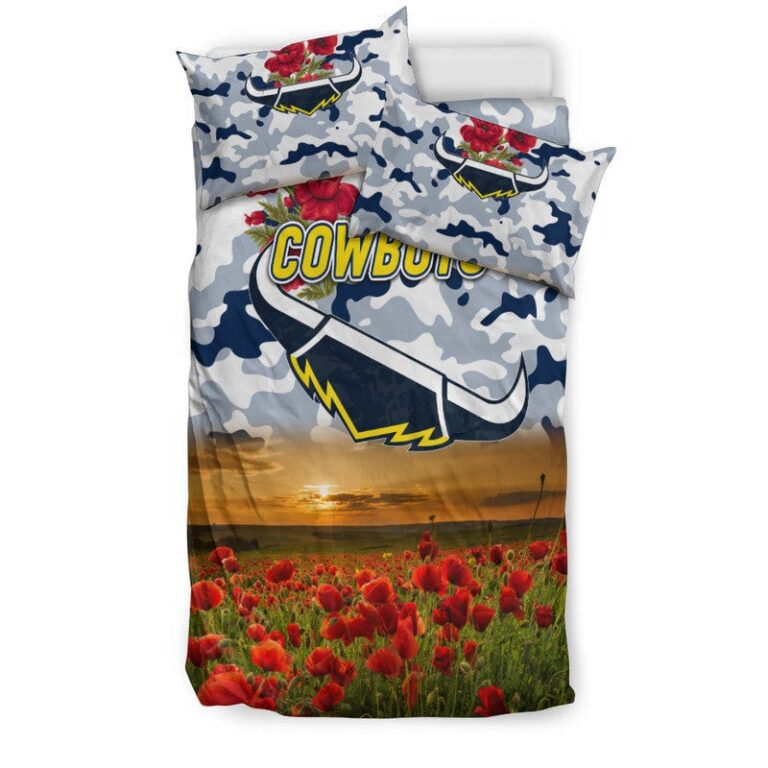 National Rugby League store - Loyal fans of North Queensland Cowboys's Bedding Duvet Cover + 1/2 Pillow Cases:vintage National Rugby League suit,uniform,apparel,shirts,merch,hoodie,jackets,shorts,sweatshirt,outfits,clothes