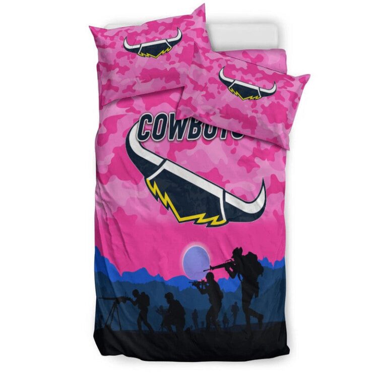 National Rugby League store - Loyal fans of North Queensland Cowboys's Bedding Duvet Cover + 1/2 Pillow Cases:vintage National Rugby League suit,uniform,apparel,shirts,merch,hoodie,jackets,shorts,sweatshirt,outfits,clothes