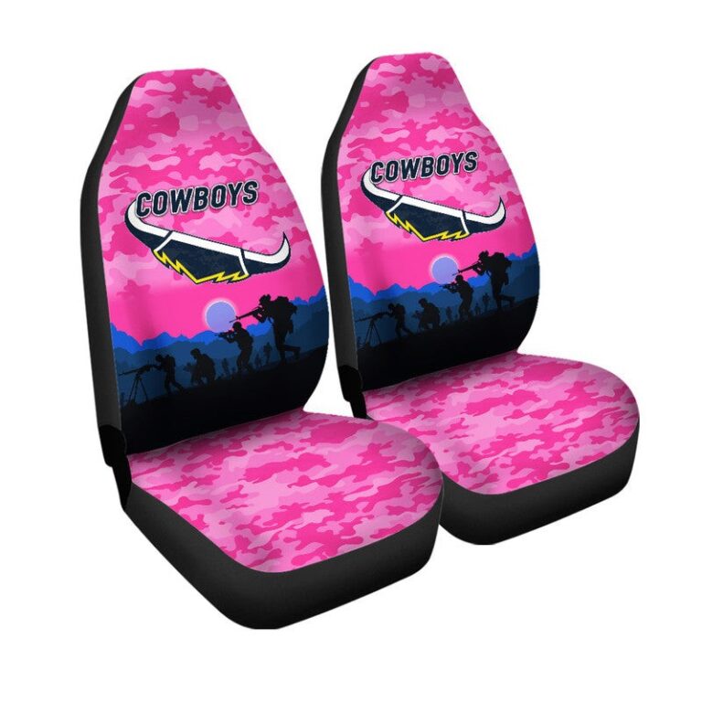 National Rugby League store - Loyal fans of North Queensland Cowboys's Set 2 Car Seat Cover:vintage National Rugby League suit,uniform,apparel,shirts,merch,hoodie,jackets,shorts,sweatshirt,outfits,clothes