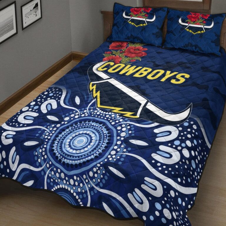National Rugby League store - Loyal fans of North Queensland Cowboys's Quilt + 1/2 Pillow Cases:vintage National Rugby League suit,uniform,apparel,shirts,merch,hoodie,jackets,shorts,sweatshirt,outfits,clothes