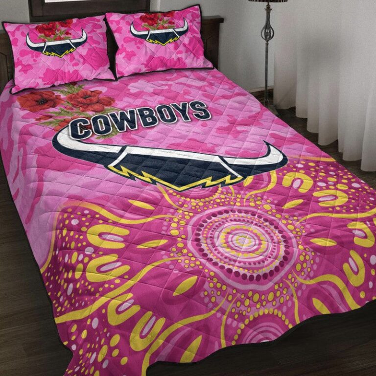 National Rugby League store - Loyal fans of North Queensland Cowboys's Quilt + 1/2 Pillow Cases:vintage National Rugby League suit,uniform,apparel,shirts,merch,hoodie,jackets,shorts,sweatshirt,outfits,clothes