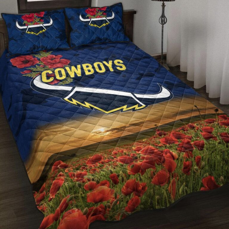 National Rugby League store - Loyal fans of North Queensland Cowboys's Quilt + 1/2 Pillow Cases:vintage National Rugby League suit,uniform,apparel,shirts,merch,hoodie,jackets,shorts,sweatshirt,outfits,clothes