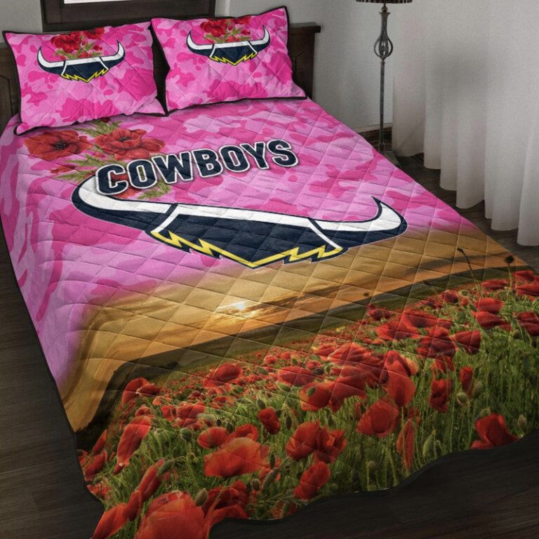 National Rugby League store - Loyal fans of North Queensland Cowboys's Quilt + 1/2 Pillow Cases:vintage National Rugby League suit,uniform,apparel,shirts,merch,hoodie,jackets,shorts,sweatshirt,outfits,clothes