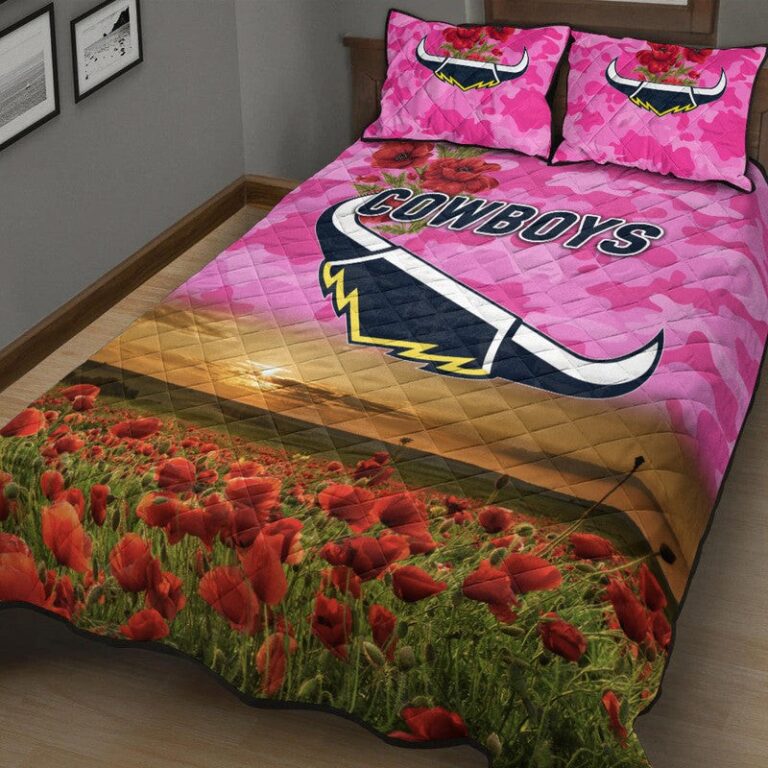 National Rugby League store - Loyal fans of North Queensland Cowboys's Quilt + 1/2 Pillow Cases:vintage National Rugby League suit,uniform,apparel,shirts,merch,hoodie,jackets,shorts,sweatshirt,outfits,clothes
