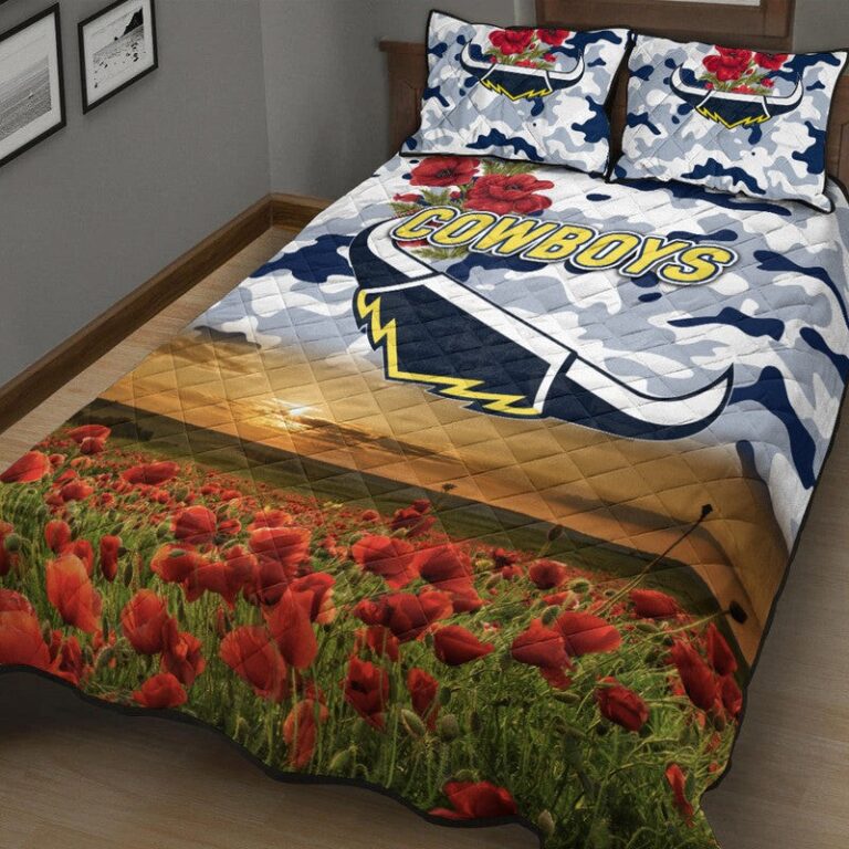 National Rugby League store - Loyal fans of North Queensland Cowboys's Quilt + 1/2 Pillow Cases:vintage National Rugby League suit,uniform,apparel,shirts,merch,hoodie,jackets,shorts,sweatshirt,outfits,clothes
