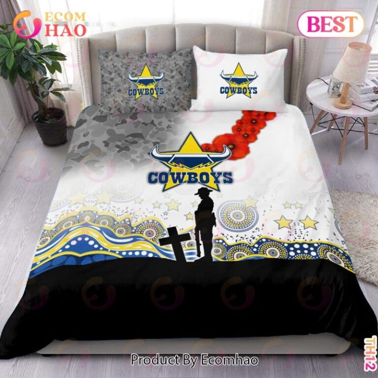 National Rugby League store - Loyal fans of North Queensland Cowboys's Bedding Duvet Cover + 1/2 Pillow Cases:vintage National Rugby League suit,uniform,apparel,shirts,merch,hoodie,jackets,shorts,sweatshirt,outfits,clothes