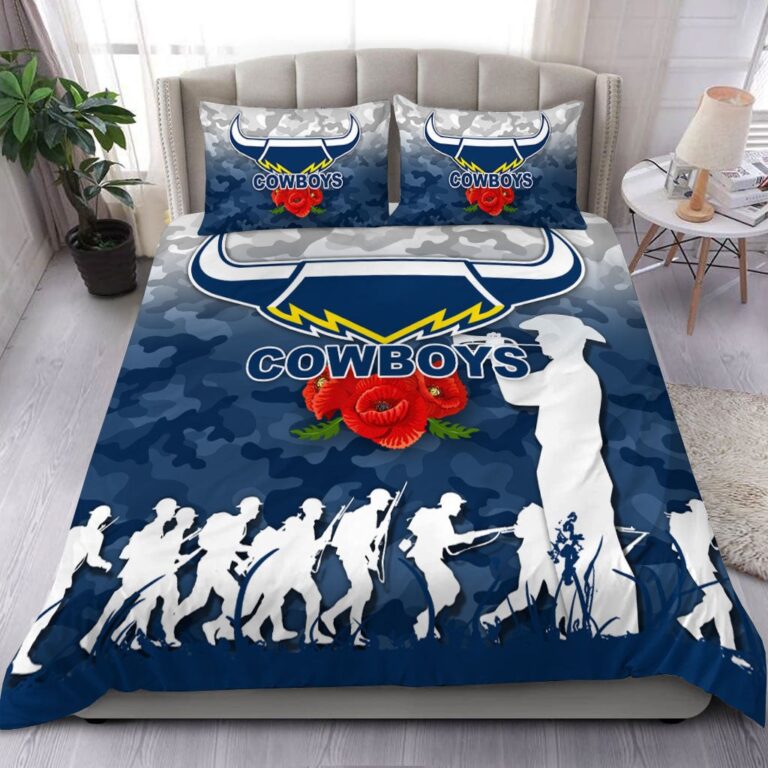 National Rugby League store - Loyal fans of North Queensland Cowboys's Bedding Duvet Cover + 1/2 Pillow Cases:vintage National Rugby League suit,uniform,apparel,shirts,merch,hoodie,jackets,shorts,sweatshirt,outfits,clothes