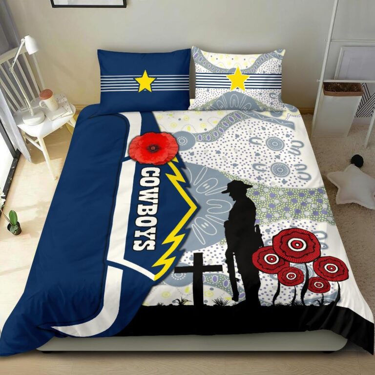 National Rugby League store - Loyal fans of North Queensland Cowboys's Bedding Duvet Cover + 1/2 Pillow Cases:vintage National Rugby League suit,uniform,apparel,shirts,merch,hoodie,jackets,shorts,sweatshirt,outfits,clothes