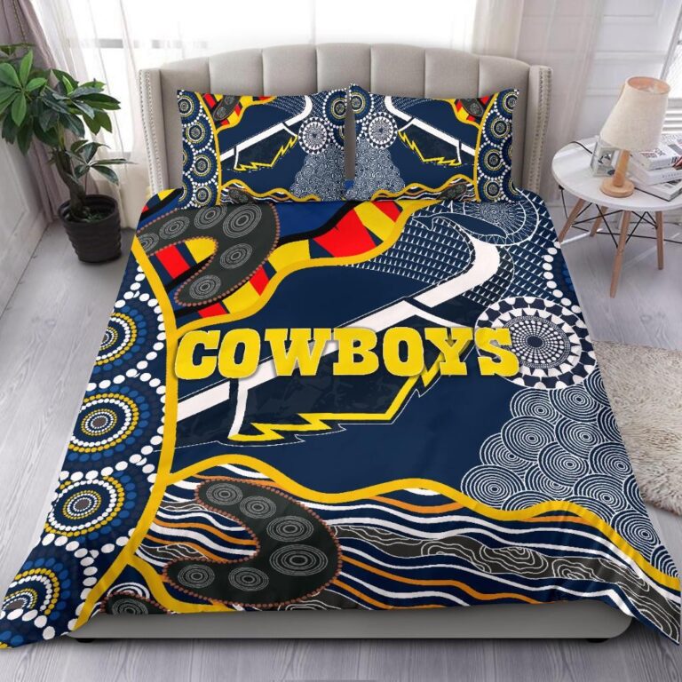 National Rugby League store - Loyal fans of North Queensland Cowboys's Bedding Duvet Cover + 1/2 Pillow Cases:vintage National Rugby League suit,uniform,apparel,shirts,merch,hoodie,jackets,shorts,sweatshirt,outfits,clothes
