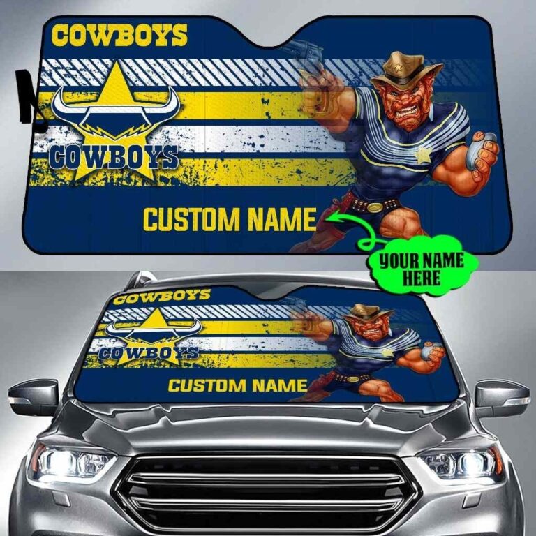National Rugby League store - Loyal fans of North Queensland Cowboys's Auto Sun Shades:vintage National Rugby League suit,uniform,apparel,shirts,merch,hoodie,jackets,shorts,sweatshirt,outfits,clothes