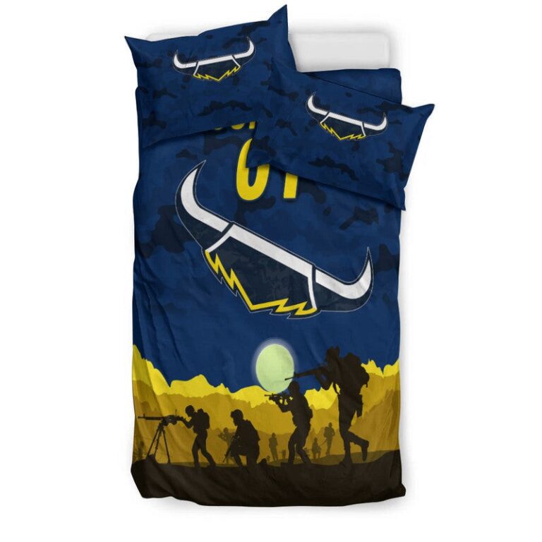 National Rugby League store - Loyal fans of North Queensland Cowboys's Bedding Duvet Cover + 1/2 Pillow Cases:vintage National Rugby League suit,uniform,apparel,shirts,merch,hoodie,jackets,shorts,sweatshirt,outfits,clothes