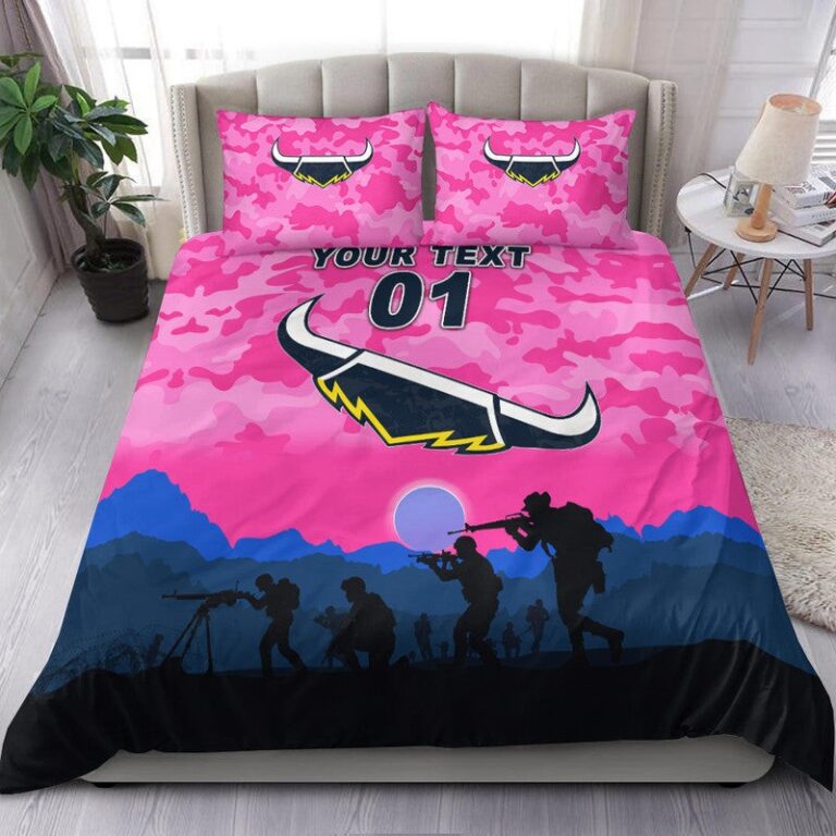 National Rugby League store - Loyal fans of North Queensland Cowboys's Bedding Duvet Cover + 1/2 Pillow Cases:vintage National Rugby League suit,uniform,apparel,shirts,merch,hoodie,jackets,shorts,sweatshirt,outfits,clothes