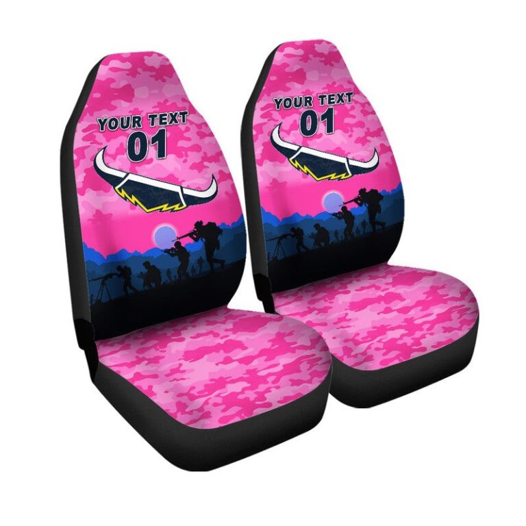 National Rugby League store - Loyal fans of North Queensland Cowboys's Set 2 Car Seat Cover:vintage National Rugby League suit,uniform,apparel,shirts,merch,hoodie,jackets,shorts,sweatshirt,outfits,clothes