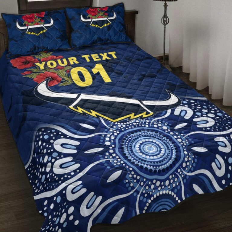 National Rugby League store - Loyal fans of North Queensland Cowboys's Quilt + 1/2 Pillow Cases:vintage National Rugby League suit,uniform,apparel,shirts,merch,hoodie,jackets,shorts,sweatshirt,outfits,clothes