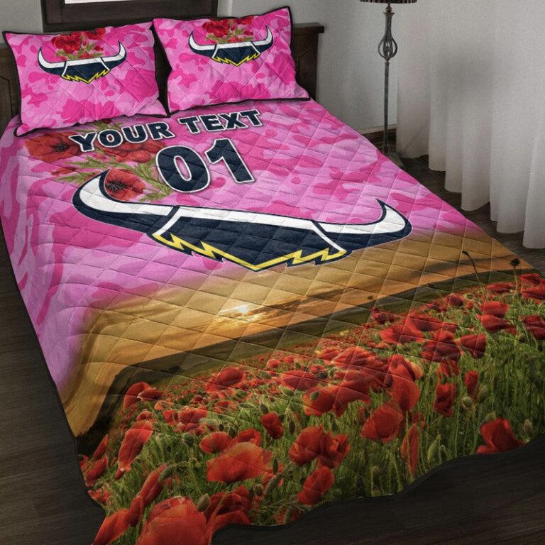 National Rugby League store - Loyal fans of North Queensland Cowboys's Quilt + 1/2 Pillow Cases:vintage National Rugby League suit,uniform,apparel,shirts,merch,hoodie,jackets,shorts,sweatshirt,outfits,clothes