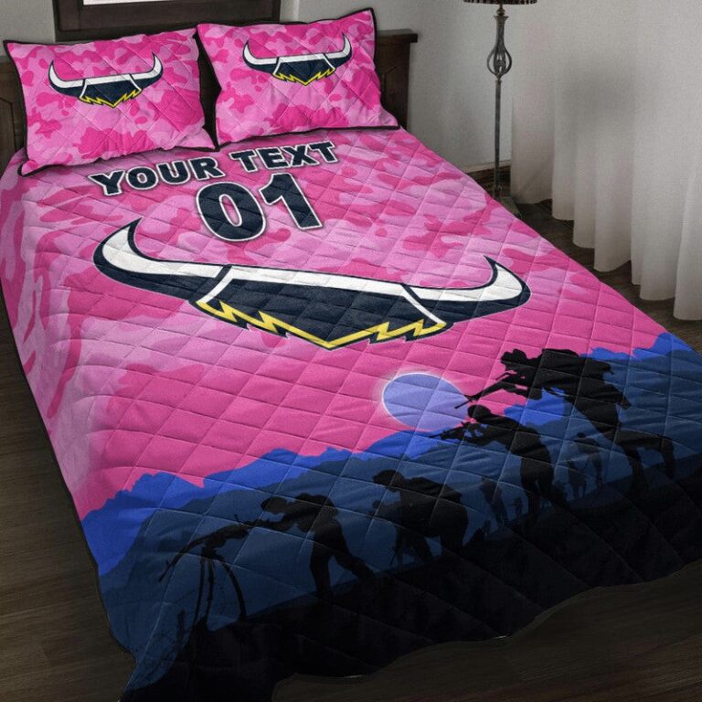 National Rugby League store - Loyal fans of North Queensland Cowboys's Quilt + 1/2 Pillow Cases:vintage National Rugby League suit,uniform,apparel,shirts,merch,hoodie,jackets,shorts,sweatshirt,outfits,clothes