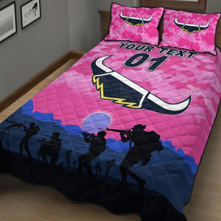 National Rugby League store - Loyal fans of North Queensland Cowboys's Quilt + 1/2 Pillow Cases:vintage National Rugby League suit,uniform,apparel,shirts,merch,hoodie,jackets,shorts,sweatshirt,outfits,clothes