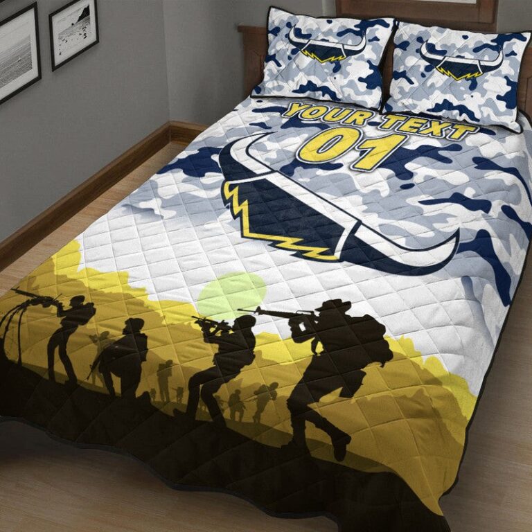 National Rugby League store - Loyal fans of North Queensland Cowboys's Quilt + 1/2 Pillow Cases:vintage National Rugby League suit,uniform,apparel,shirts,merch,hoodie,jackets,shorts,sweatshirt,outfits,clothes