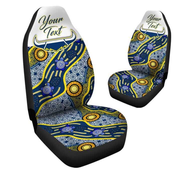 National Rugby League store - Loyal fans of North Queensland Cowboys's Set 2 Car Seat Cover:vintage National Rugby League suit,uniform,apparel,shirts,merch,hoodie,jackets,shorts,sweatshirt,outfits,clothes