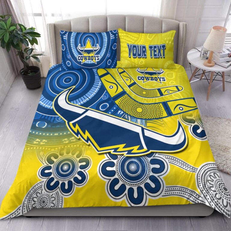 National Rugby League store - Loyal fans of North Queensland Cowboys's Bedding Duvet Cover + 1/2 Pillow Cases:vintage National Rugby League suit,uniform,apparel,shirts,merch,hoodie,jackets,shorts,sweatshirt,outfits,clothes