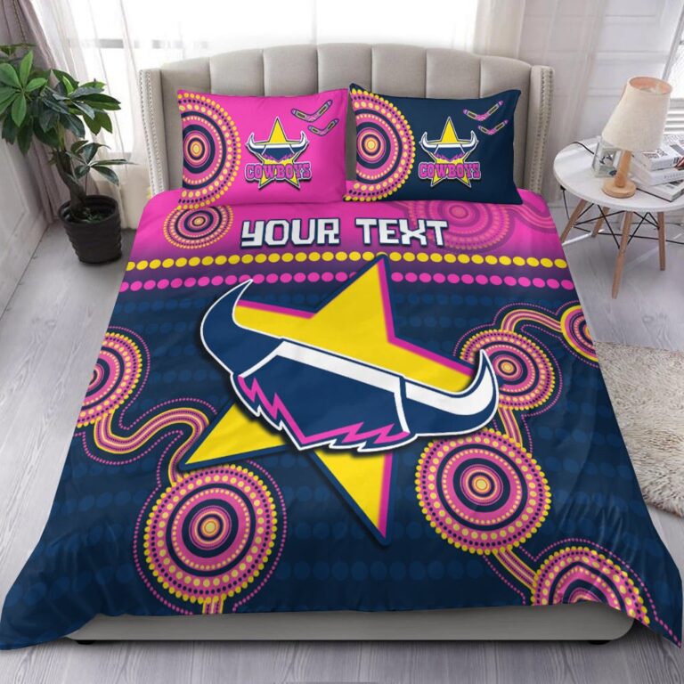 National Rugby League store - Loyal fans of North Queensland Cowboys's Bedding Duvet Cover + 1/2 Pillow Cases:vintage National Rugby League suit,uniform,apparel,shirts,merch,hoodie,jackets,shorts,sweatshirt,outfits,clothes