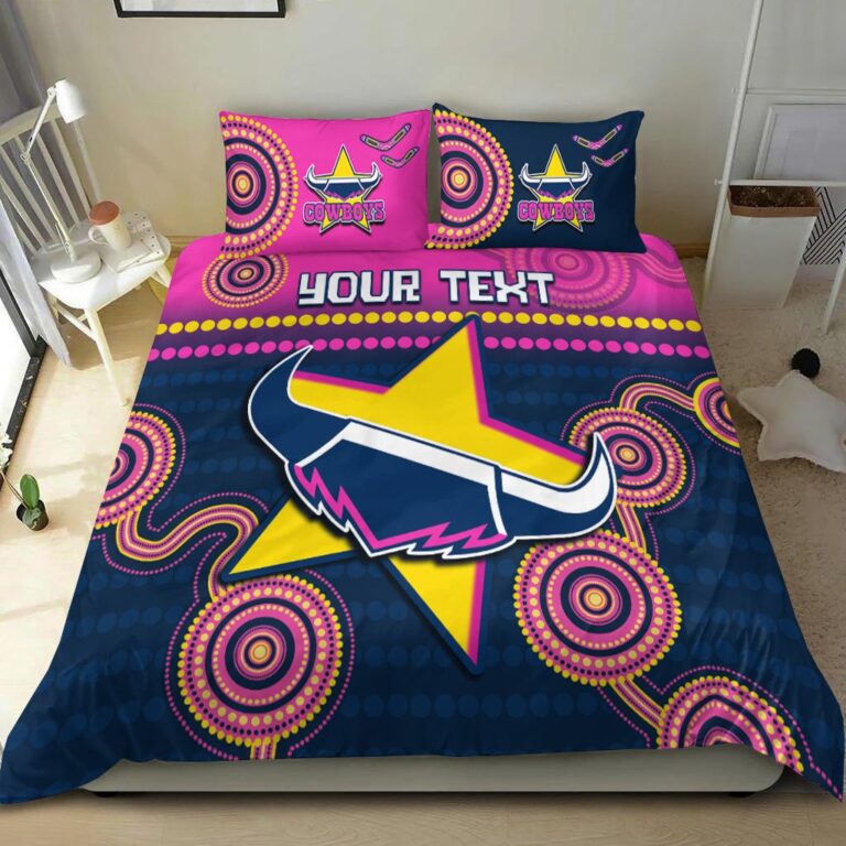 National Rugby League store - Loyal fans of North Queensland Cowboys's Bedding Duvet Cover + 1/2 Pillow Cases:vintage National Rugby League suit,uniform,apparel,shirts,merch,hoodie,jackets,shorts,sweatshirt,outfits,clothes