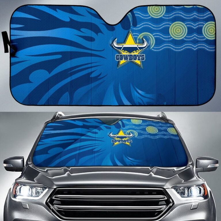 National Rugby League store - Loyal fans of North Queensland Cowboys's Auto Sun Shades:vintage National Rugby League suit,uniform,apparel,shirts,merch,hoodie,jackets,shorts,sweatshirt,outfits,clothes
