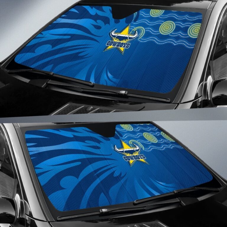 National Rugby League store - Loyal fans of North Queensland Cowboys's Auto Sun Shades:vintage National Rugby League suit,uniform,apparel,shirts,merch,hoodie,jackets,shorts,sweatshirt,outfits,clothes