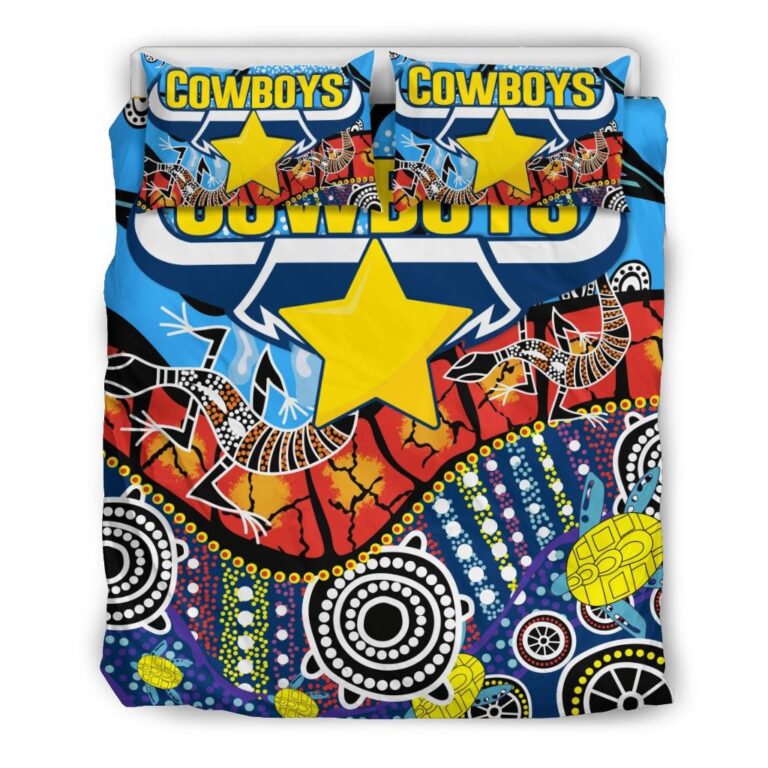 National Rugby League store - Loyal fans of North Queensland Cowboys's Bedding Duvet Cover + 1/2 Pillow Cases:vintage National Rugby League suit,uniform,apparel,shirts,merch,hoodie,jackets,shorts,sweatshirt,outfits,clothes