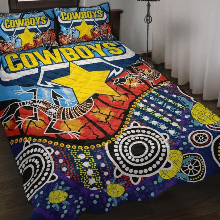 National Rugby League store - Loyal fans of North Queensland Cowboys's Quilt + 1/2 Pillow Cases:vintage National Rugby League suit,uniform,apparel,shirts,merch,hoodie,jackets,shorts,sweatshirt,outfits,clothes
