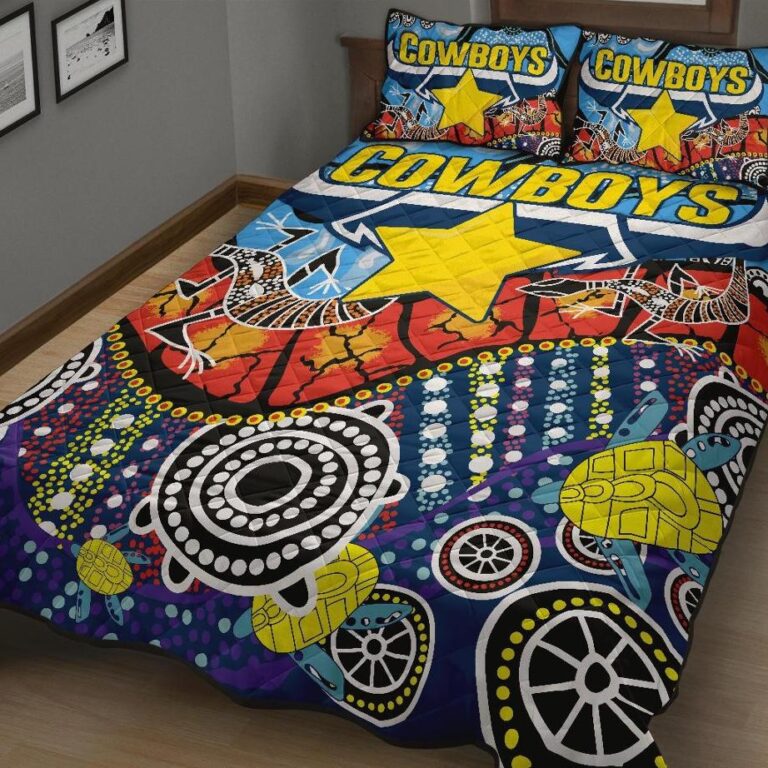 National Rugby League store - Loyal fans of North Queensland Cowboys's Quilt + 1/2 Pillow Cases:vintage National Rugby League suit,uniform,apparel,shirts,merch,hoodie,jackets,shorts,sweatshirt,outfits,clothes