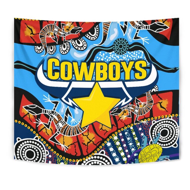 National Rugby League store - Loyal fans of North Queensland Cowboys's Wall Tapestry:vintage National Rugby League suit,uniform,apparel,shirts,merch,hoodie,jackets,shorts,sweatshirt,outfits,clothes